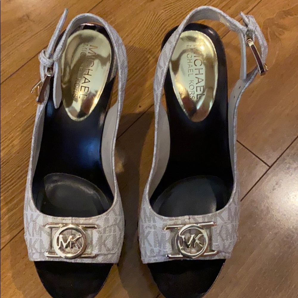 Authentic Michael Kors heels.  Size 5. Never worn